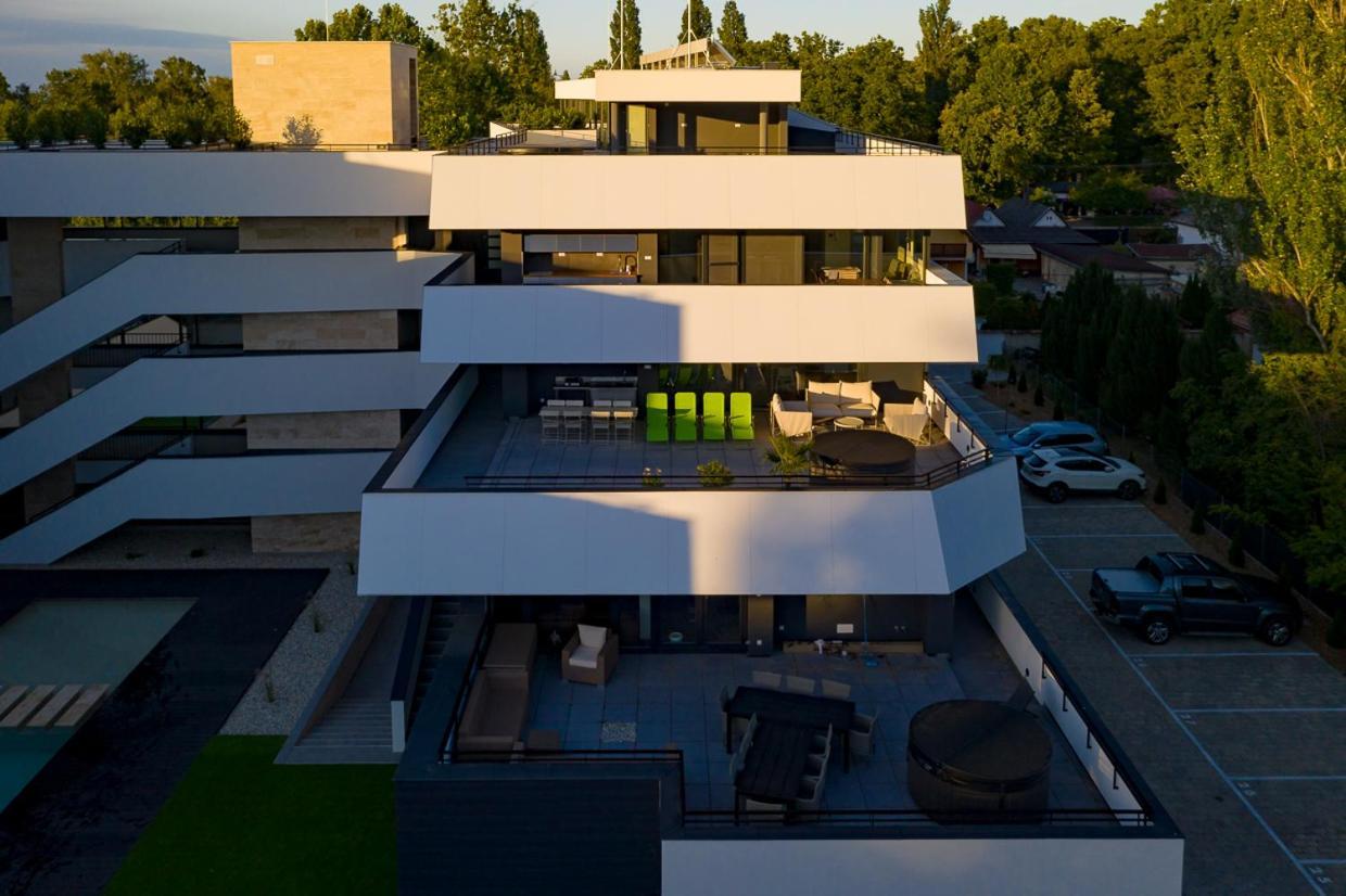 Marina Apartman Hotel Balatonszemes Bagian luar foto
